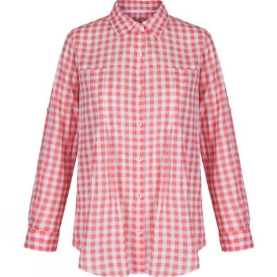 Camisa Regatta Mondara Manga Larga Mujer - Coral Oscuro - Chile BWS932480